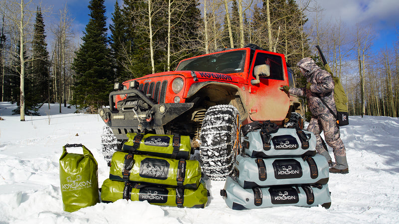 Load image into Gallery viewer, Waterproof Duffel Bag by Koyukon®- 90L Alpine Green