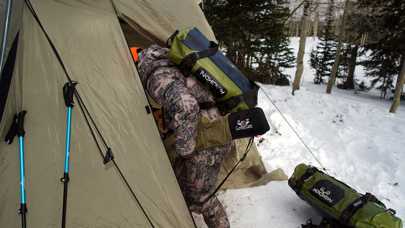 Load image into Gallery viewer, Waterproof Duffel Bag by Koyukon®- 90L Alpine Green