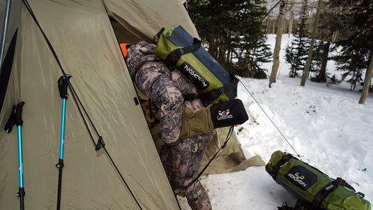 Waterproof Duffel Bag by Koyukon®- 90L Alpine Green