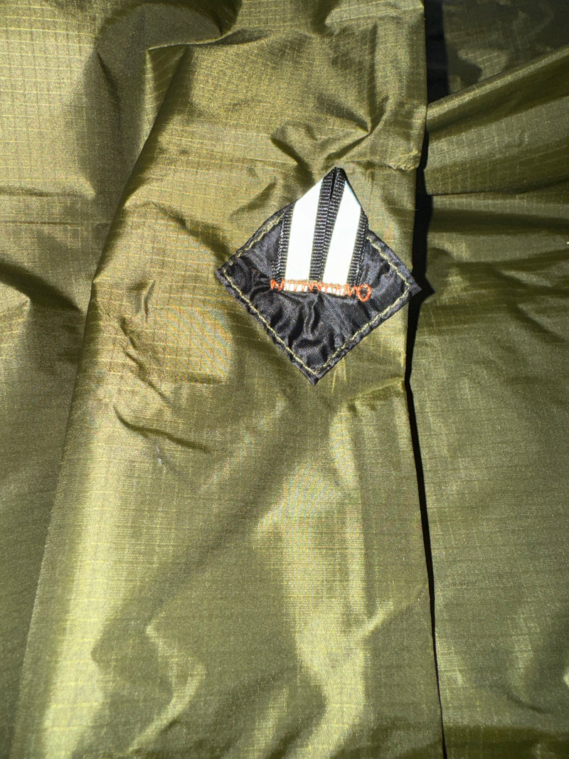 Load image into Gallery viewer, montana hunters tarp pitched with trekking poles