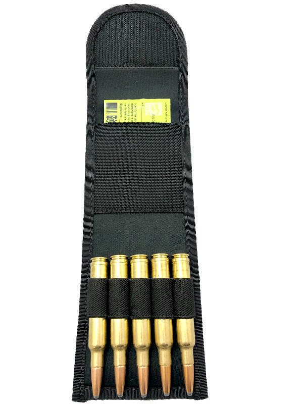 Load image into Gallery viewer, Bullet Wallet - 5 Rifle Bullets and ID Pocket