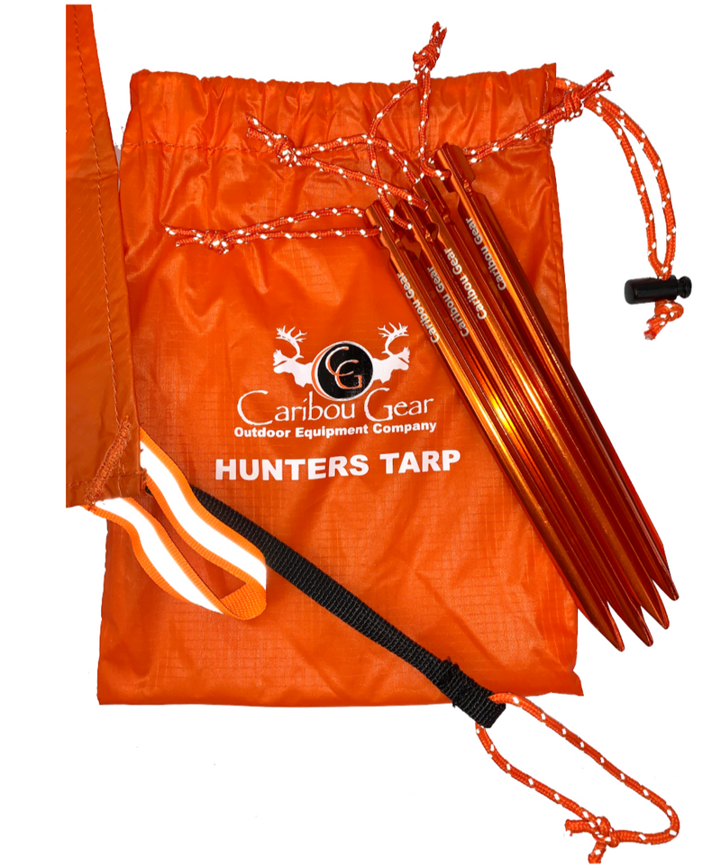 Load image into Gallery viewer, The Caribou Gear Hunters Tarp With Tent Stakes