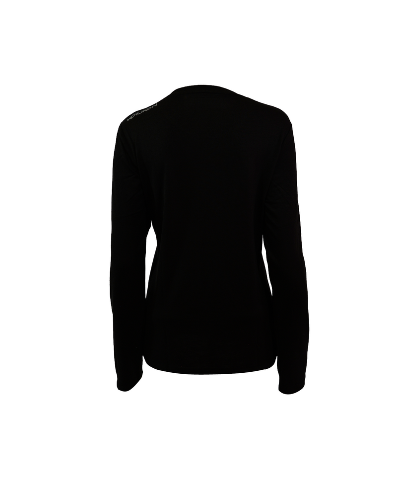 Load image into Gallery viewer, Women's Long Sleeve- Shoulder Logo