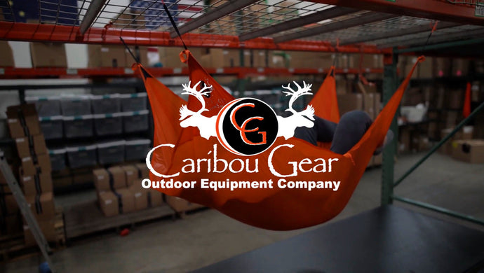 Caribou Gear Orange Hunter Tarp Stress Test - Video
