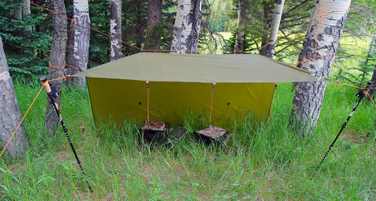 gebrüder honnens tarp Montana Hunters Tarp | 7x8 Ultralight Shelter & Gear Cover