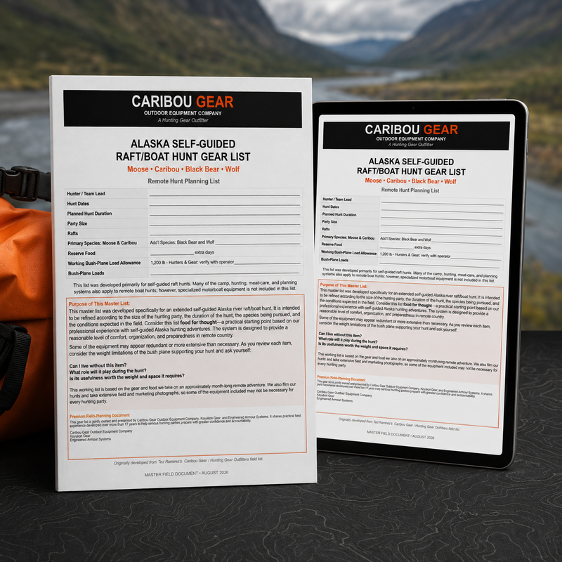 Load image into Gallery viewer, Alaska Self-Guided Raft &amp; Boat Hunt Master Gear List – Digital PDF
