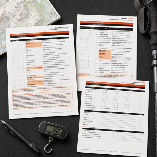 Alaska Mountain Sheep & Goat Hunt Master Gear List – Digital PDF