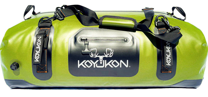 Waterproof Duffel Bag by Koyukon®- 70L Alpine Green