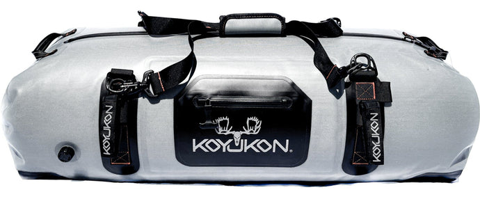 Waterproof Duffel Bag by Koyukon®- 90L Storm Gray