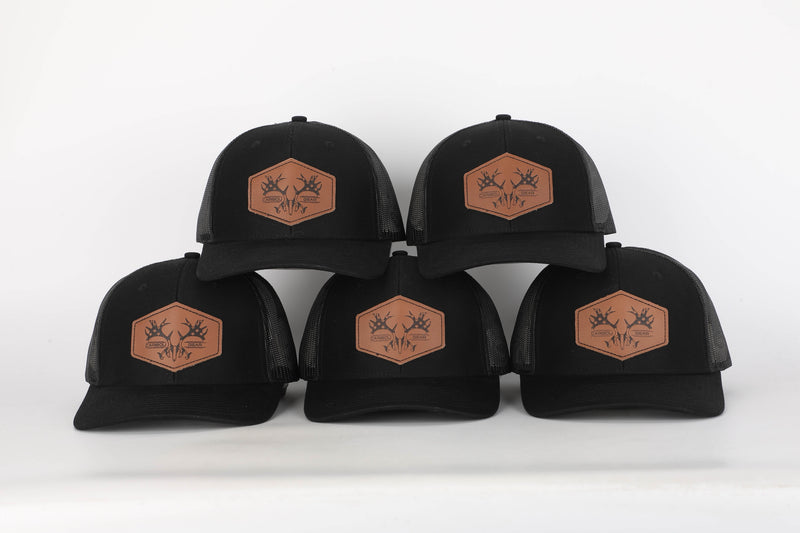 Load image into Gallery viewer, Caribou Gear Leather Patch Snapback
