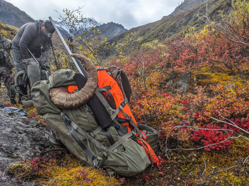 Load image into Gallery viewer, The Best Game Bags For Elk The Wapiti - game bag system is a must-have for all Elk hunters. Designed for elk meat on bone quarters and meat parts or like sized game. This small convenient species specific product contains 5 game bags with our signature light reflective attachments for easy locate in the dark and lock loops. A perfect fit for the Back Country Hunter.  The Last Game Bags You&#39;ll Ever Need!
