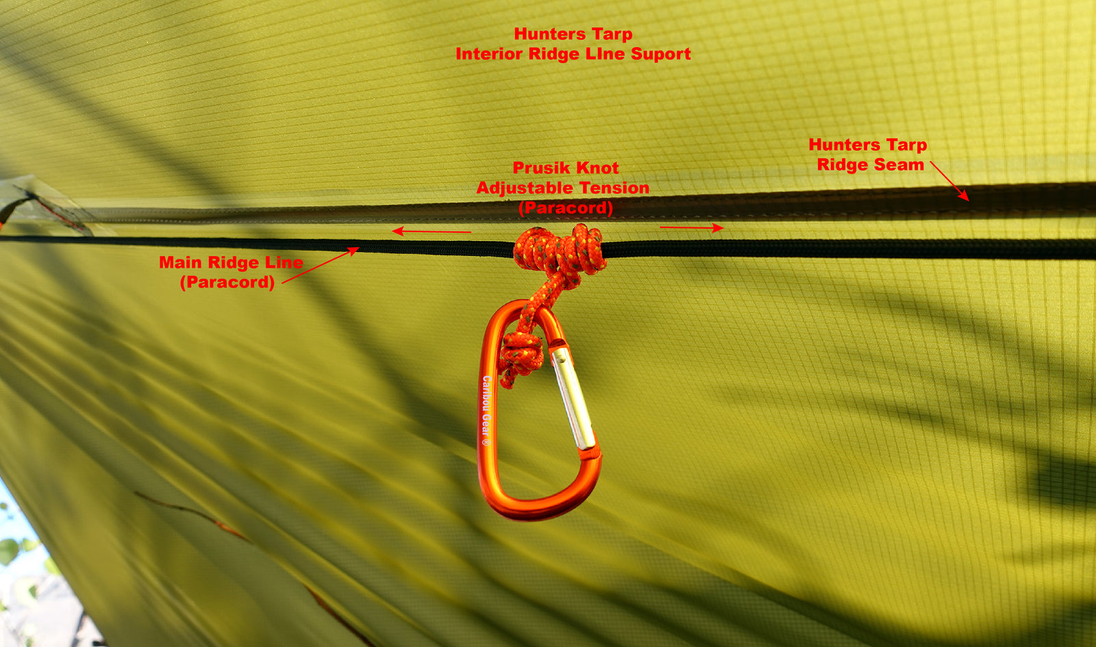 paracord tarp Hunters Tarp Accessories