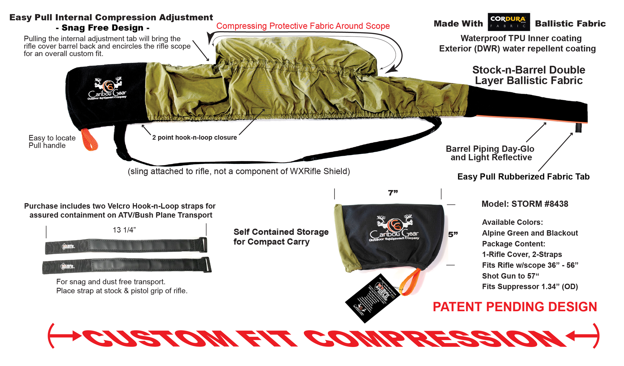 Gun Covers For Rifles Waterproof Rifle Cover for Hunting | Caribou Gear – Caribou Gear ...