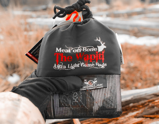 The Wapiti - Meat On Bone Game Bags for Elk
