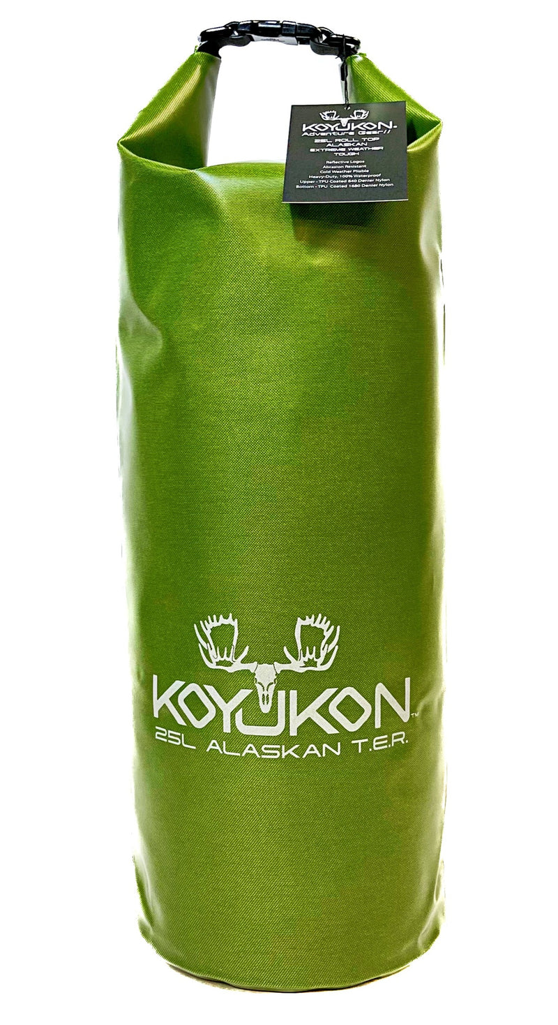 Load image into Gallery viewer, Extreme Roll-Top by Koyukon®- 25L Alpine Green

