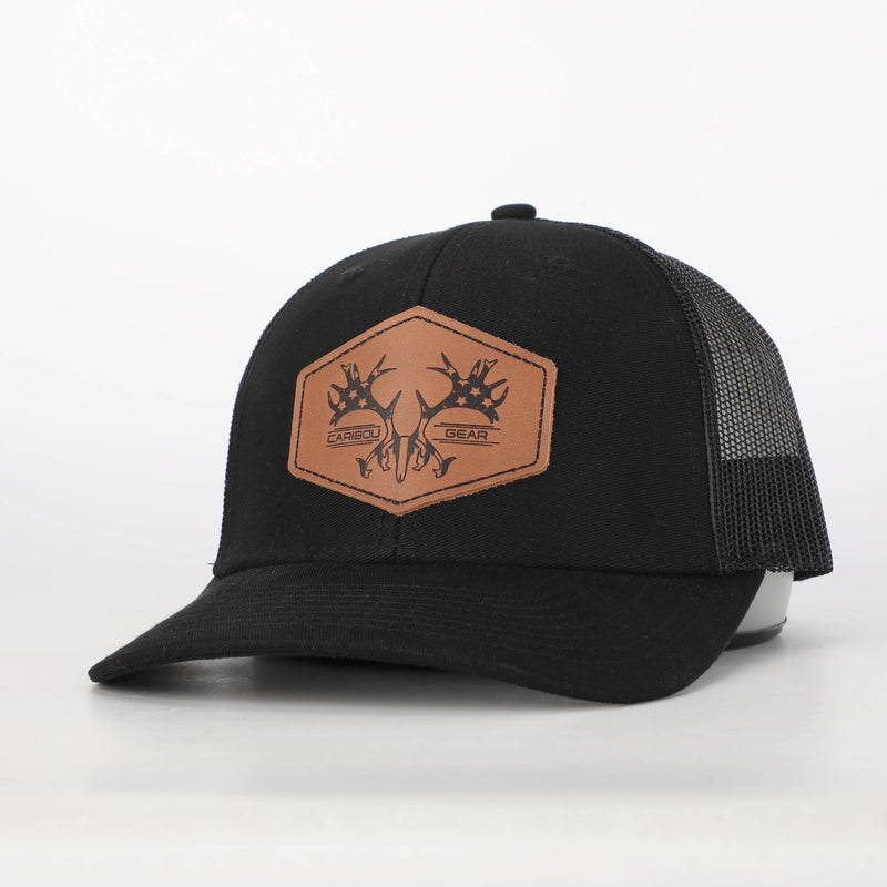 Load image into Gallery viewer, Caribou Gear Leather Patch Snapback
