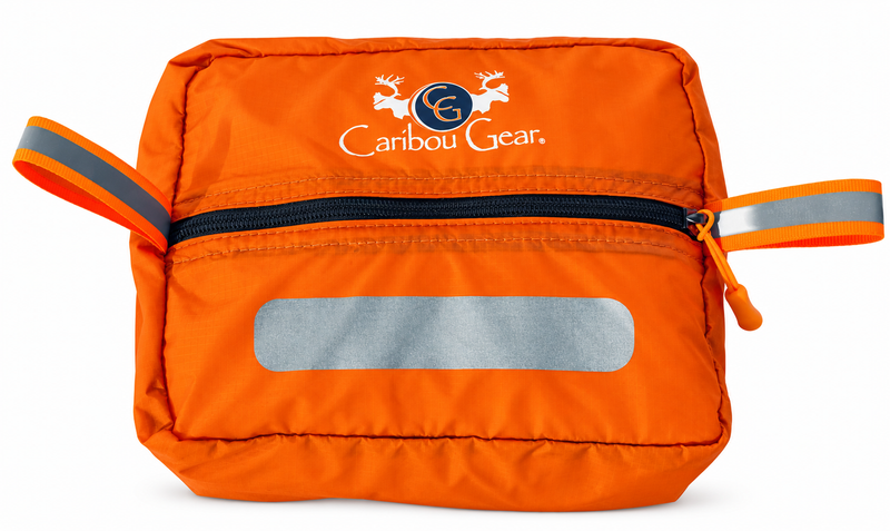 Load image into Gallery viewer, Orange Caribou Gear Small Ditty Bag on a white background
