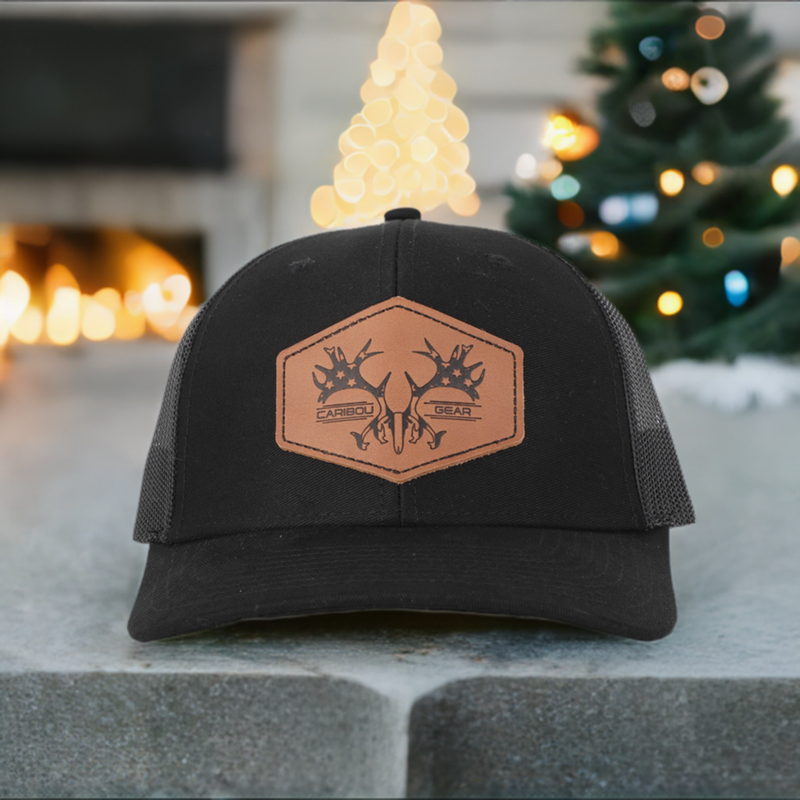 Load image into Gallery viewer, Caribou Gear Leather Patch Snapback
