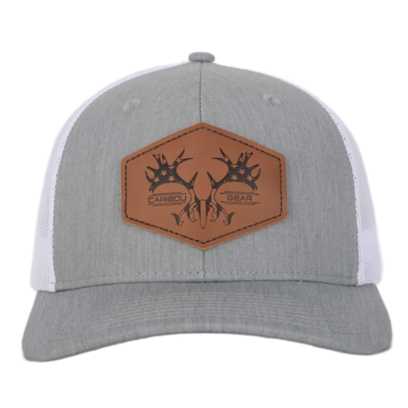 Load image into Gallery viewer, Caribou Gear Leather Patch Snapback
