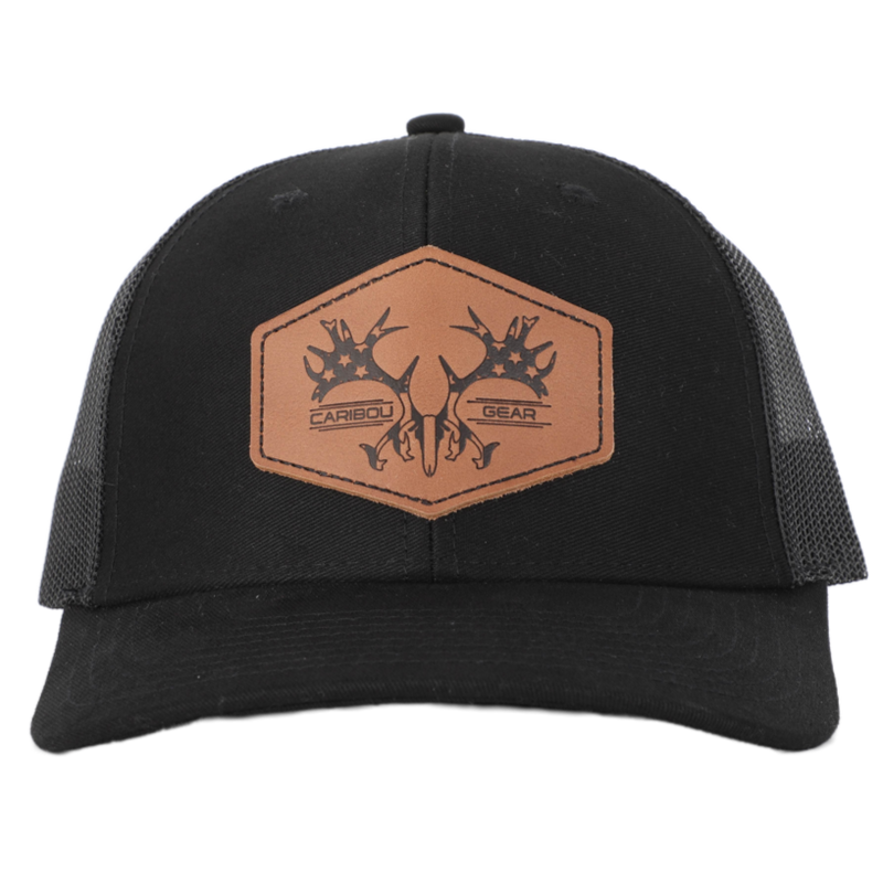 Load image into Gallery viewer, Caribou Gear Leather Patch Snapback
