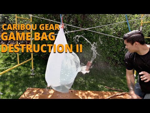 Load and play video in Gallery viewer, Camp Meat Bag - CARIBOU GEAR®
