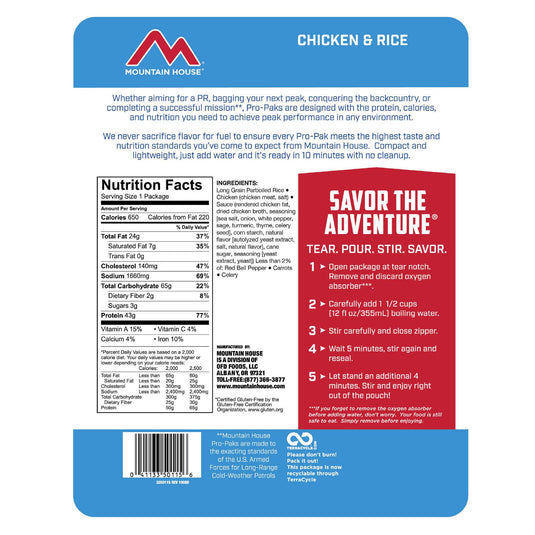 Chicken and Rice- Pro Pak®- Mountain House