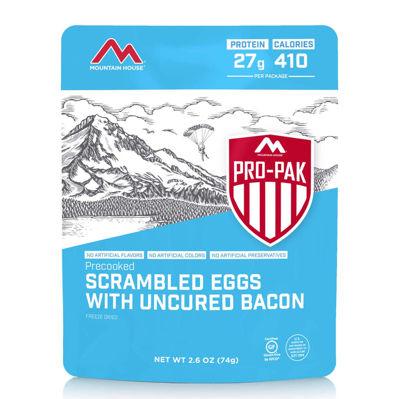 Load image into Gallery viewer, Scrambled Eggs with Uncured Bacon- Pro Pak®- Mountain House
