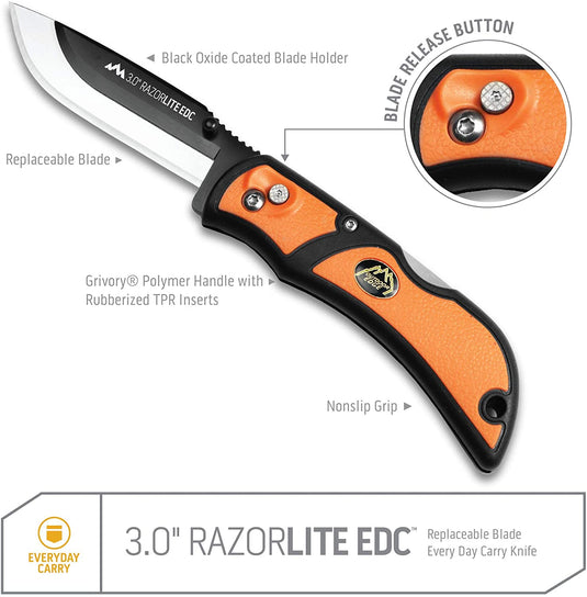 Razorlite EDC™ 3.0- Outdoor Edge – Caribou Gear Outdoor Equipment Company