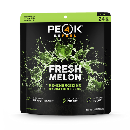 Fresh Melon Re-Energizing Drink Sticks by Peak Refuel