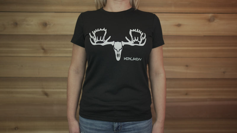 Load image into Gallery viewer, Women&#39;s Short Sleeve- Moose Head Logo
