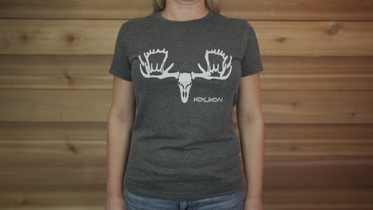 Women's Short Sleeve- Moose Head Logo