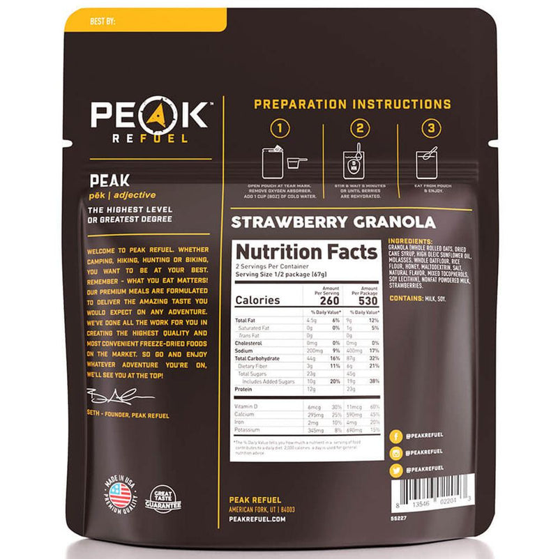 Load image into Gallery viewer, Strawberry Granola- Peak Refuel
