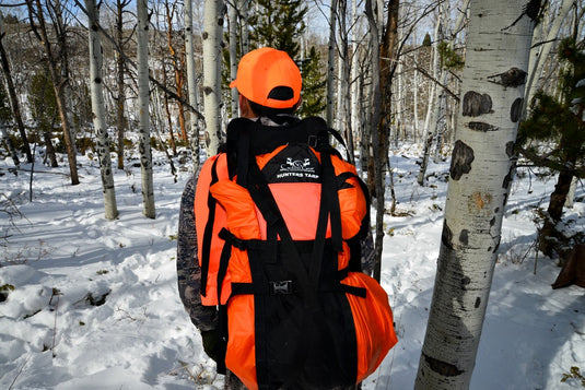 The Hunters Tarp Being Used As A Meat Pack Liner