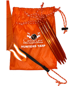 The Caribou Gear Hunters Tarp With Tent Stakes
