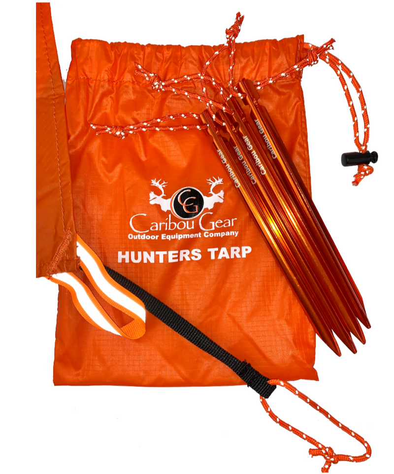 Load image into Gallery viewer, The Caribou Gear Hunters Tarp With Tent Stakes
