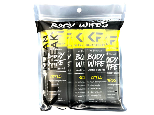 Klean Freak Body Wipe - Citrus 