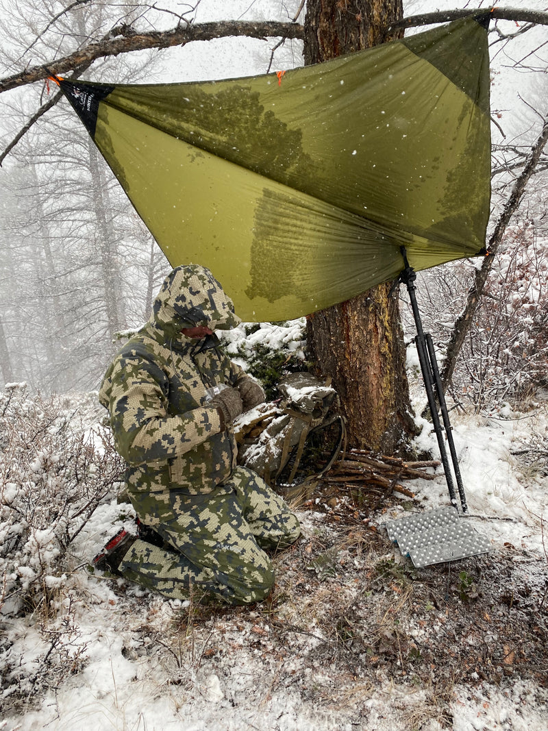 Load image into Gallery viewer, Hunter&#39;s Tarp® Combo Pack- 1 Green and 1 Orange
