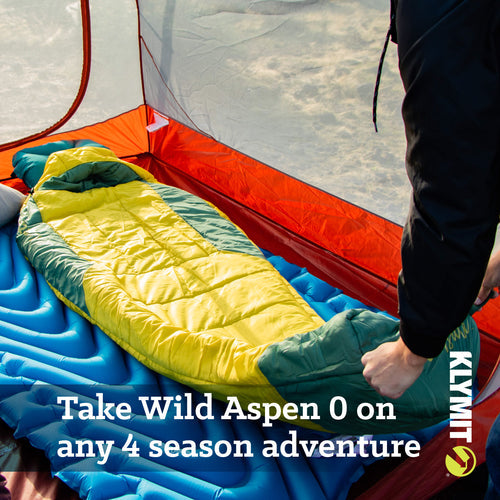 klymit wild aspen sleeping bag - Main Image