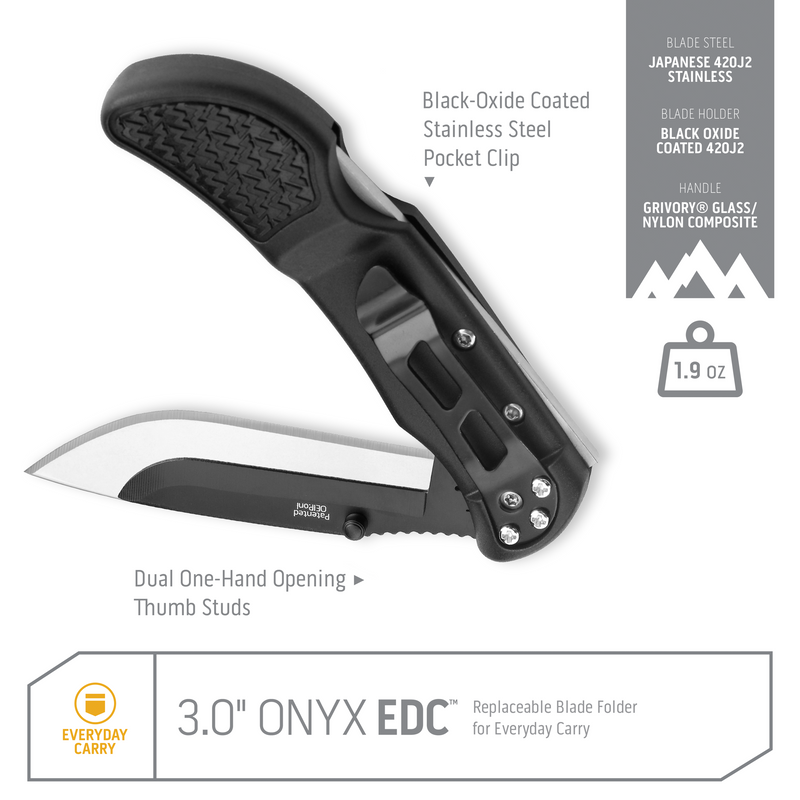 Load image into Gallery viewer, 3.0 ONYX EDC™ - Outdoor Edge
