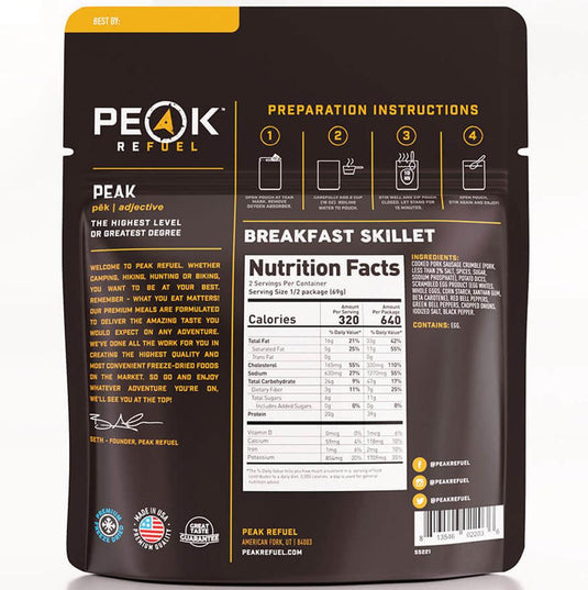 Breakfast Skillet- Peak Refuel