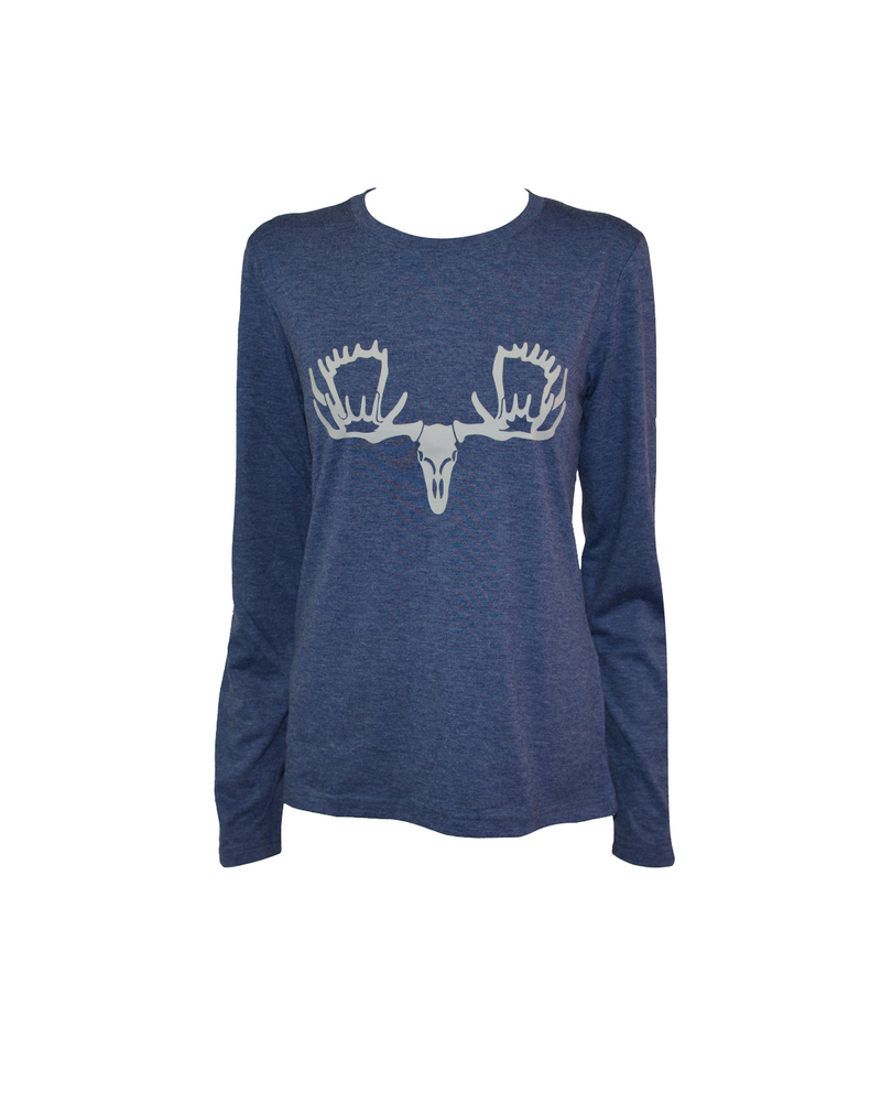 Load image into Gallery viewer, Women&#39;s Long Sleeve- Shoulder Logo
