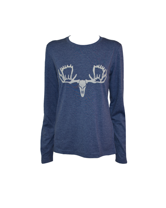 Women's Long Sleeve- Shoulder Logo