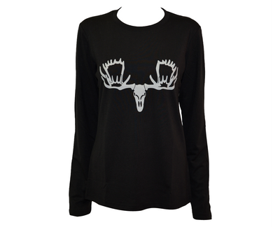 Women's Long Sleeve- Shoulder Logo