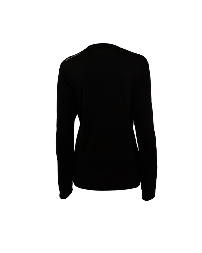 Load image into Gallery viewer, Women&#39;s Long Sleeve- Shoulder Logo
