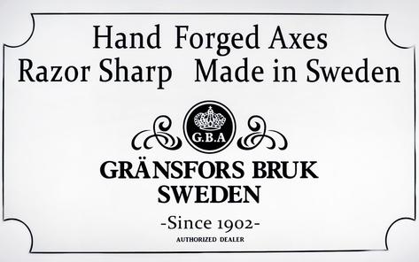 Load image into Gallery viewer, American Felling Axe #434-3 w/ 31&quot; Straight Handle by Gransfors Bruk
