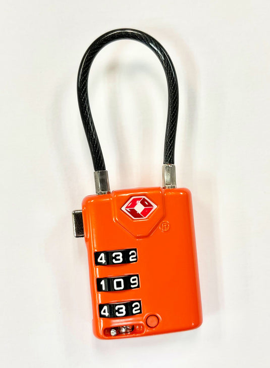 Orange Cable Lock