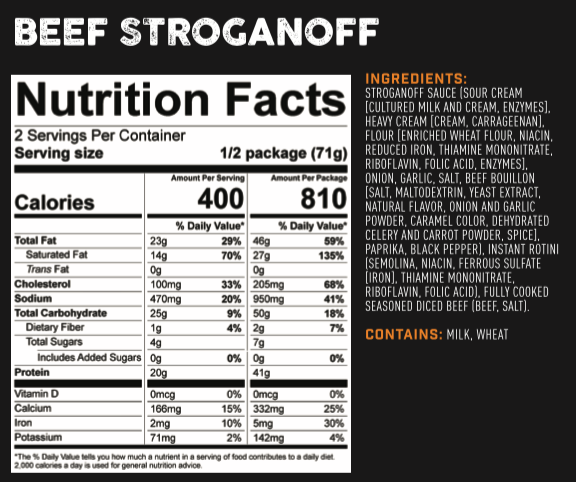 Load image into Gallery viewer, Beef Stroganoff- Peak Refuel
